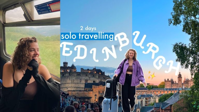 I Solo Backpacked in Edinburgh Fringe and Tattoo 2022 Vlog 🎨