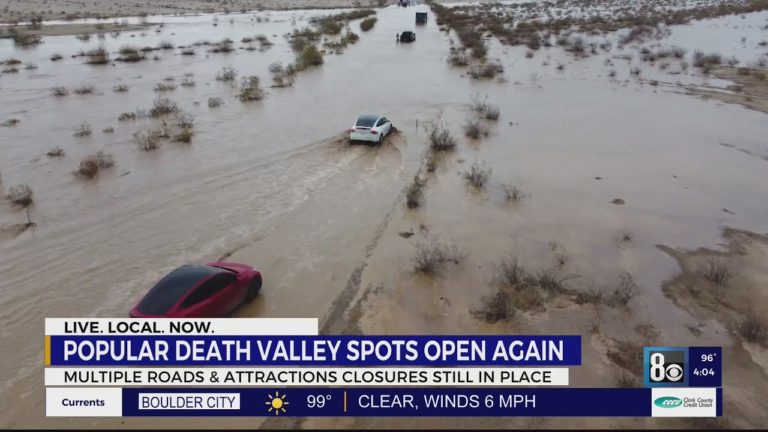 Death Valley to reopen Saturday after historic flooding