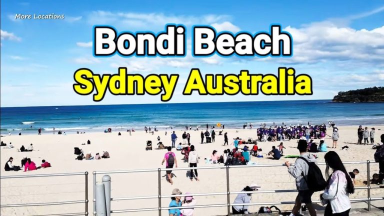 Bondi Beach Sunday Walk during City to Surf 2022 Sydney Australia