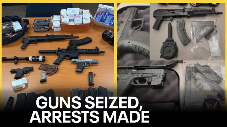 Hundreds of guns seized, more than 500 people arrested in Phoenix