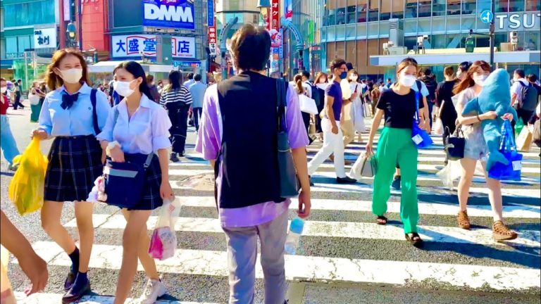 SHIBUYA WAL  (Aug 2022) Scramble Crossing Tokyo Walk