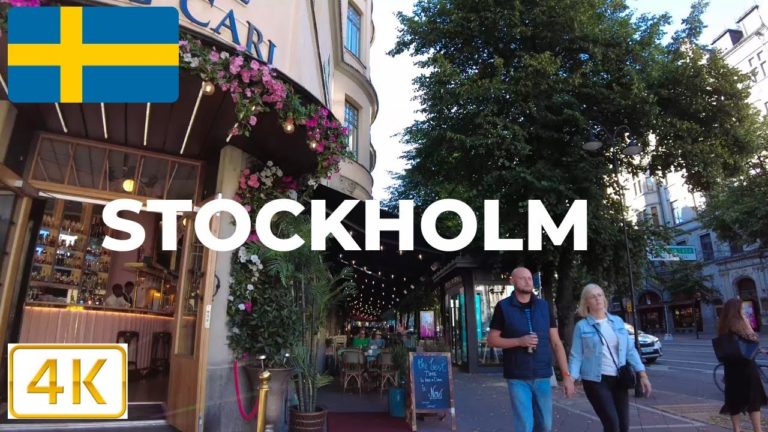 Stockholm Sweden 🇸🇪 – Summer 2022 – 4K HDR Walking Tour